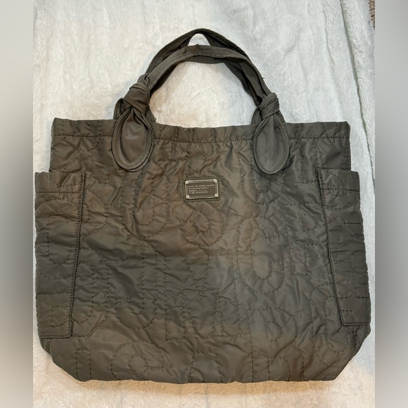 MARC by Marc Jacobs Quilted Large Gray Tote - Picture 2 of 4